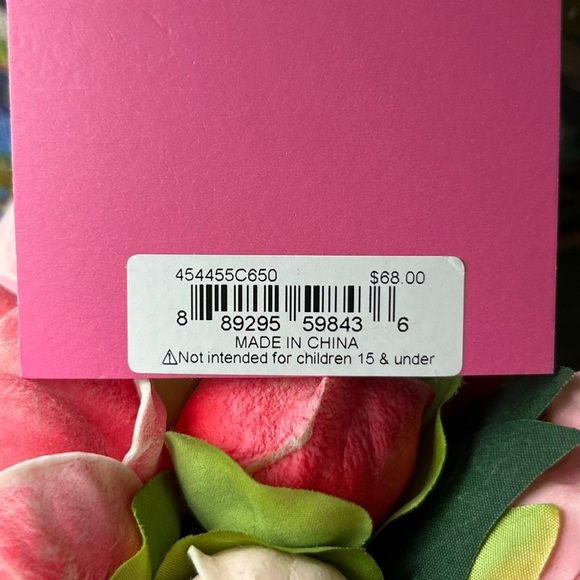 *NWT* Betsey Johnson Pink Christmas Tree Earrings - Picture 4 of 4